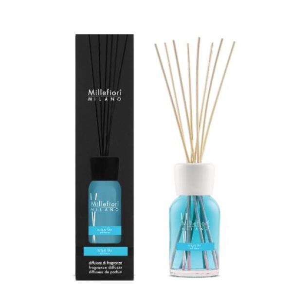 Millefiori Milano Reed Diffuser 250 ml - Acqua Blu Millefiori Milano Reed Diffuser 250 ml - Acqua Blu